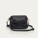 sac Claris Virot BABY CHARLY noir métalerie or
