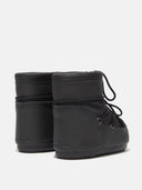 moon boot MOON BOOT ICON LOW BLACK RUBBER BOOTS