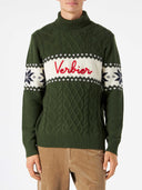 sweat MC2 SAINT-BARTH Half-turtleneck with Verbier lettering