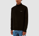 KOLE KNIT TURTLENECK SWEATER - BLACK ARTE