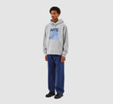 hoodie Arte HARRIS BLUE FRONT HOODIE - GREY