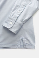 chemise Fedeli Our Jason Shirt in Organic Cotton Jersey bleu ciel