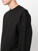 sweat Stone Island  logo-patch long-sleeve sweatshirt