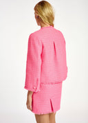 Veste en tweed rose néon Essentiel