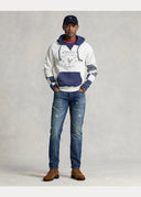 Sweat à capuche Ralph Lauren vieilli en molleton