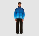 JOEY DEGRADE PUFFER JACKET - BLUE ARTE