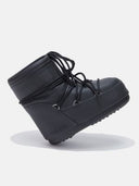 moon boot MOON BOOT ICON LOW BLACK RUBBER BOOTS