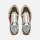 Sneakers Hogan H601 Rouge Marron Beige