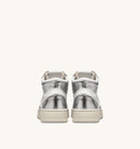 sneakers Autry MEDALIST LOW EN CUIR BLANC ARGENT