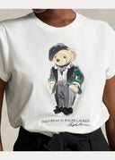 t-shirt Ralph Lauren Plaid Tuxedo Polo Bear en jersey