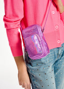 Sac de sortie pourpre métallisé Essentiel