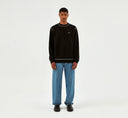 pull Arte CLARK CONTRAST CREWNECK - BLACK