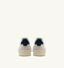 BASKET AUTRY MEDALIST LOW IN SUEDE E PELLE BIANCA E BLUE