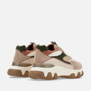 sneakers Hogan Hyperactive Green Beige Pink