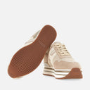 sneakers Hogan Midi H222 Rose Ivoire