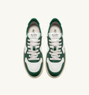 sneakers Autry MEDALIST LOWEN CUIR BLANC VERT