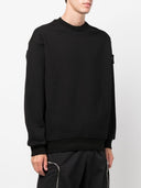 sweat Stone Island  logo-patch long-sleeve sweatshirt