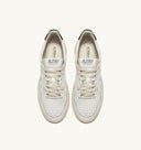 sneakers Autry MEDALIST LOW SNEAKER IN PELLE BIANCA E MOUNTAIN
