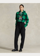 sweat Ralph Lauren à capuche écossais Polo Bear