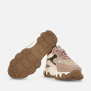 sneakers Hogan Hyperactive Green Beige Pink
