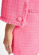 Veste en tweed rose néon Essentiel