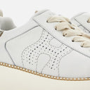 sneakers Hogan Rebel Argente Blanc