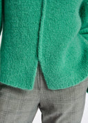 pull Essentiel à col roulé en mohair mélangé sarcelle