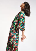 robe Essentiel kimono multicolore à imprimé fleuri