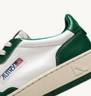 sneakers Autry MEDALIST LOWEN CUIR BLANC VERT