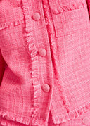 Veste en tweed rose néon Essentiel