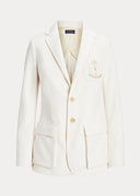 blazer Ralph Lauren en laine mélangée avec écusson