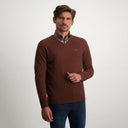 pull State of Art Pull en laine mérinos - brique uni