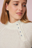 pull Des Petits Hauts PULL CHICO TR ECRU/MARINE