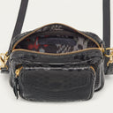 sac Claris Virot BABY CHARLY noir métalerie or