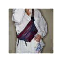 sac banane Claris Virot Romeo violet navy