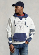 Sweat à capuche Ralph Lauren vieilli en molleton