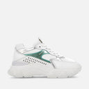 sneakers Hogan Hyperactive Blanc Argente Vert