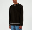 pull Arte CLARK CONTRAST CREWNECK - BLACK