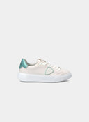 Sneaker Low Temple Woman-Blanc Aqua PHILIPPE MODEL