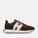 Sneakers Hogan H601 Marron Blanc Orange