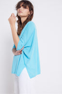 PULL PONCHO Not Shy CACHEMIRE AIMEE