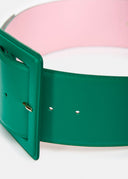 ceinture Essentiel de taille en cuir vert