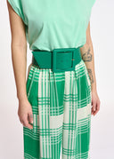 ceinture Essentiel de taille en cuir vert