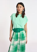 ceinture Essentiel de taille en cuir vert