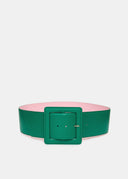 ceinture Essentiel de taille en cuir vert