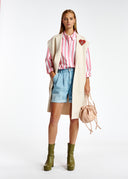 short Essentiel Short boyfriend en denim bleu clair