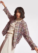 veste Essentiel en tweed multicolore