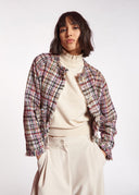 veste Essentiel en tweed multicolore