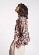 veste Essentiel en tweed multicolore