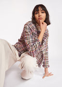 veste Essentiel en tweed multicolore